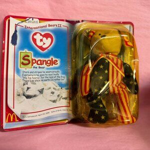 Beanie Baby - Spangle the Bear-  International Bears II
